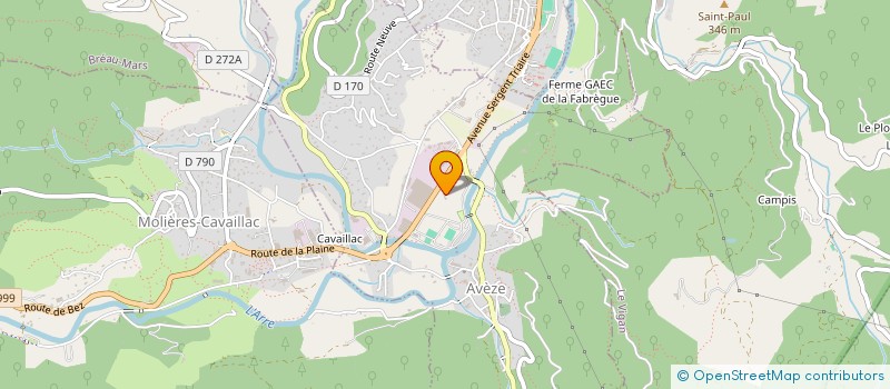 localisation de l'entreprise WOODSITE VENDARGUES  AVEZE