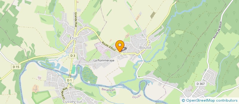 localisation de l'entreprise WOODSTEEL  BOULOT