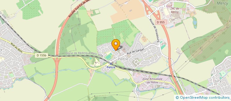 localisation de l'entreprise WOODSTONE  PELTRE