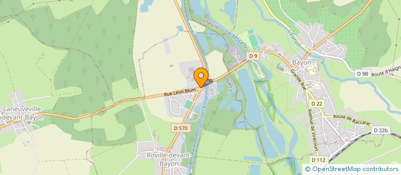 localisation de l'entreprise WOODVALUE  ROVILLE-DEVANT-BAYON