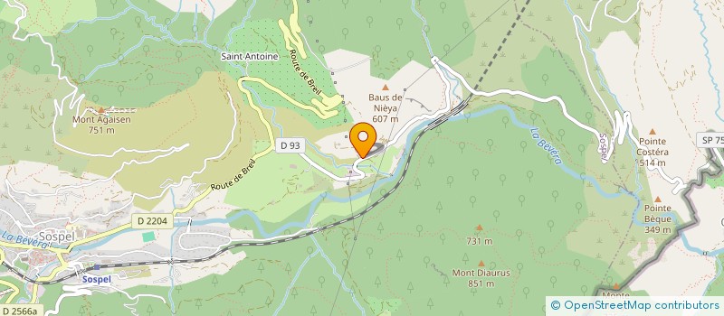 localisation de l'entreprise WOODWISE INDUSTRIES  SOSPEL