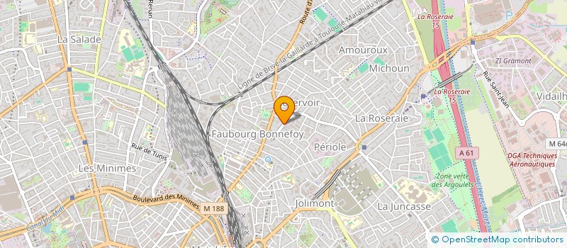 localisation de l'entreprise WOODY BURGER  TOULOUSE