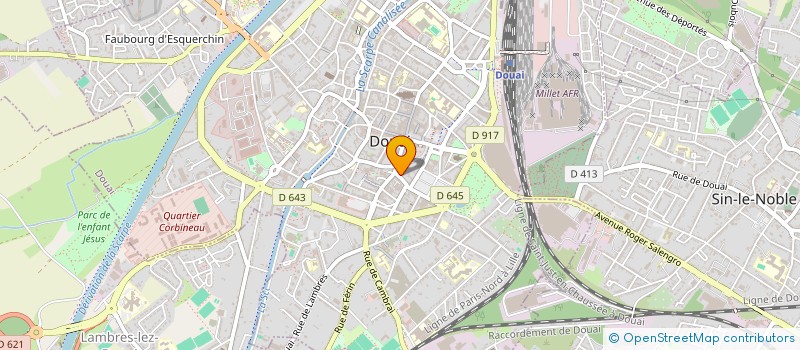 localisation de l'entreprise WOODY'S GROUP  DOUAI