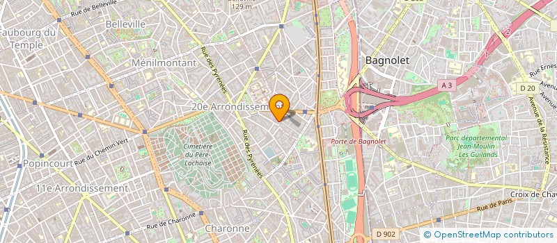 localisation de l'entreprise WOODY SECURITE  PARIS