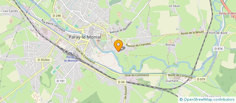 localisation de l'entreprise WOODYMO  PARAY-LE-MONIAL