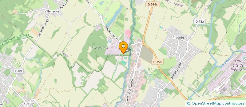 localisation de l'entreprise WOOF HAPPINESS à CROZET