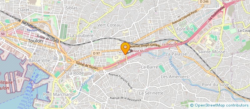 localisation de l'entreprise WOOF HAVEN  TOULON