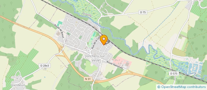 localisation de l'entreprise WOOGALF  JONCHERY-SUR-VESLE