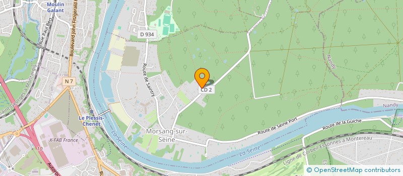 localisation de l'entreprise WOOGUI à MORSANG-SUR-SEINE