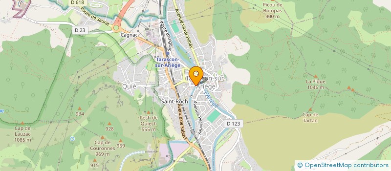 localisation de l'entreprise WOOL& à TARASCON-SUR-ARIEGE