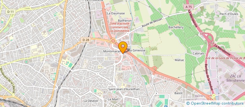 localisation de l'entreprise WOOLICH RACING FRANCE  BEZIERS