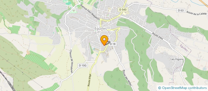 localisation de l'entreprise WOOLIGHT  EGUILLES