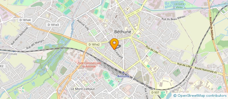 localisation de l'entreprise WOOLTON à LE TOUQUET-PARIS-PLAGE