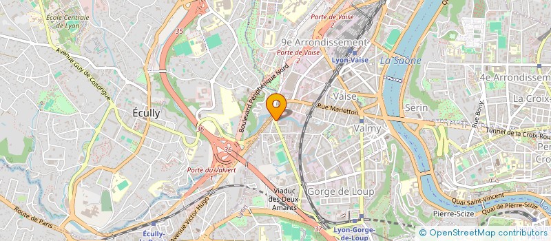 localisation de l'entreprise WOONOZ à LYON