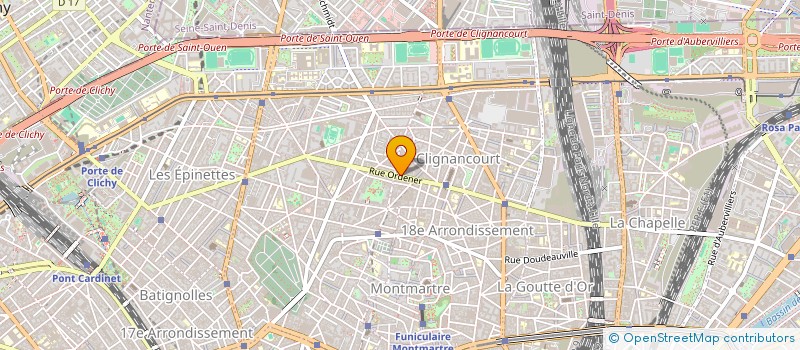 localisation de l'entreprise WOOP !  ASSOCIATION DE PROMOTION ET DE SOUTIEN AUX ARTS, A LA CREATION, A LA CULTURE ET A LA RECHERCHE CONTEMPORAINS  PARIS