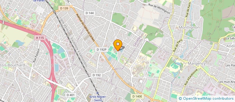 localisation de l'entreprise WOORI TAEKWONDO à SAINT-PRIX