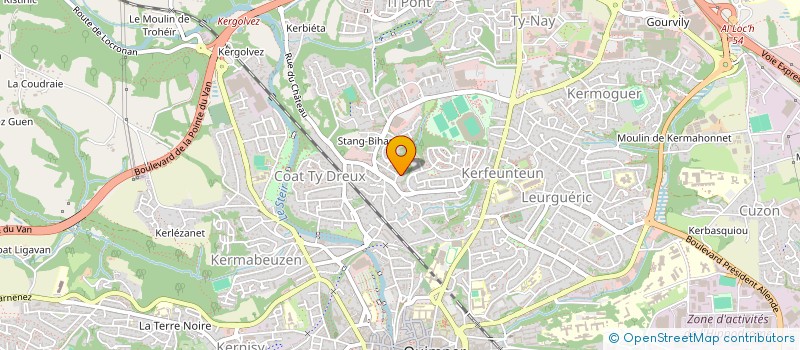 localisation de l'entreprise WOPIGOULI à QUIMPER