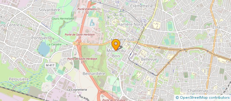 localisation de l'entreprise WOPSO à SAINT-HERBLAIN