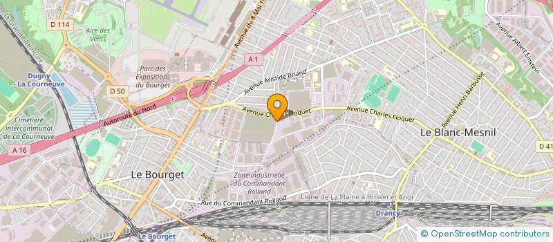 localisation de l'entreprise WORD IMPACT à LE BLANC-MESNIL