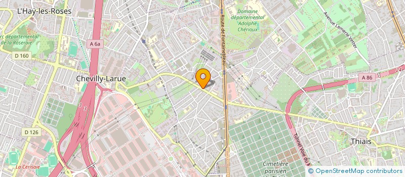 localisation de l'entreprise WORD PIZZA  CHEVILLY LARUE