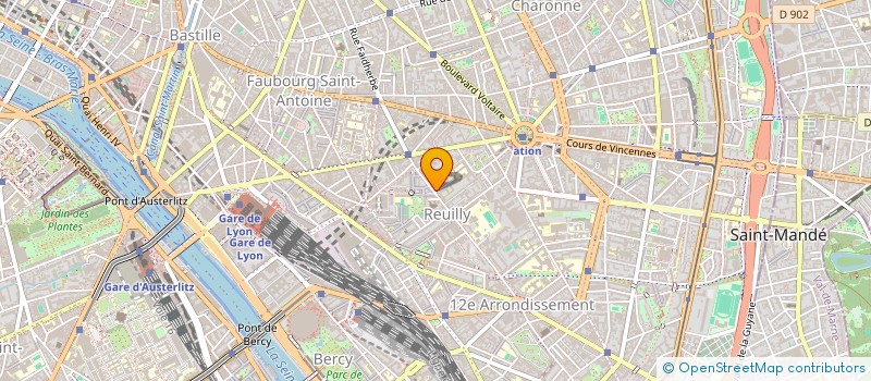 localisation de l'entreprise WORDS OF MAGIC  PARIS