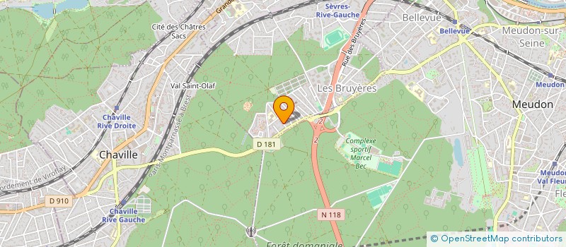 localisation de l'entreprise WORDWIDE à SEVRES