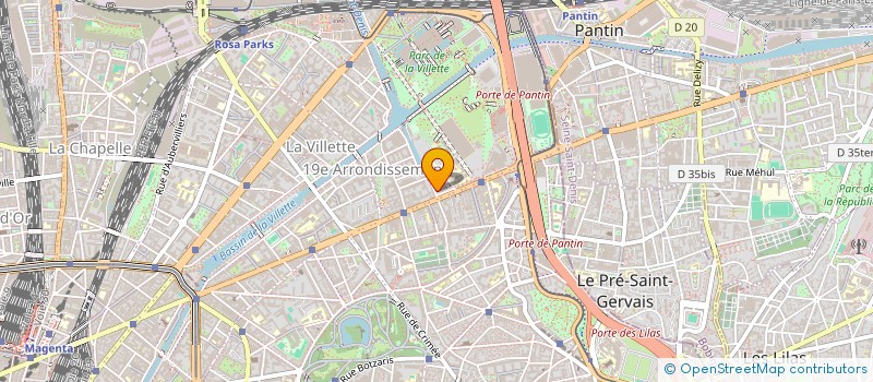 localisation de l'entreprise WORK  PARIS