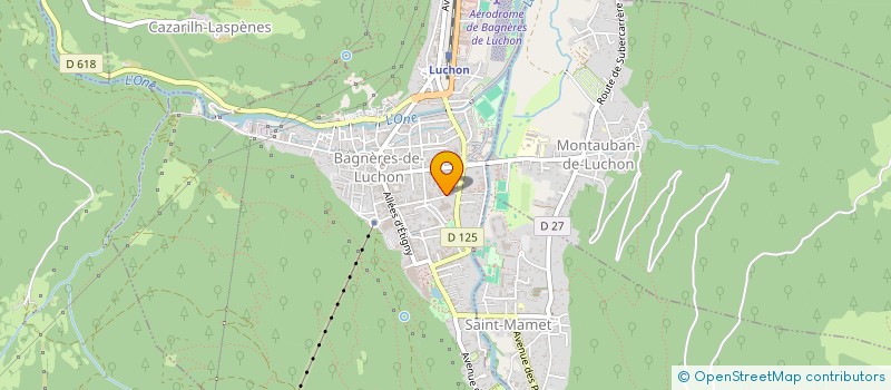 localisation de l'entreprise WORK & BUSINESS INVEST à BAGNERES-DE-LUCHON