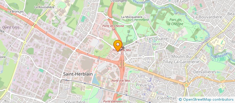 localisation de l'entreprise WORK CENTER  SAINT-HERBLAIN