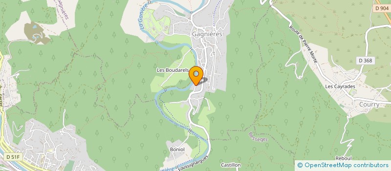 localisation de l'entreprise WORK EDGE  GAGNIERES