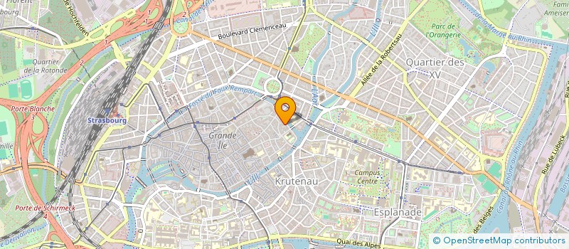 localisation de l'entreprise WORK HUNTER à STRASBOURG
