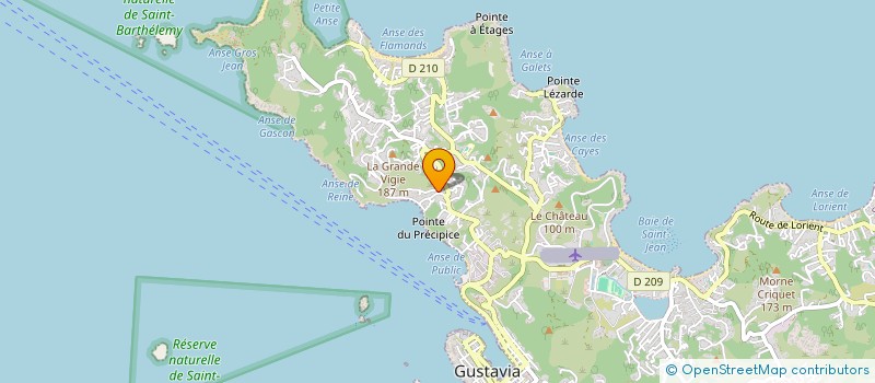 localisation de l'entreprise WORK IN PROGRESS à SAINT BARTHELEMY