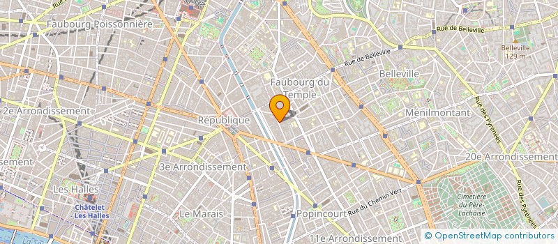 localisation de l'entreprise WORK IN PROGRESS FRANCE à PARIS