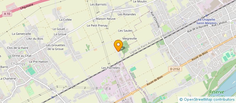 localisation de l'entreprise WORK IN SAFE ENGINEERING à CHAINGY