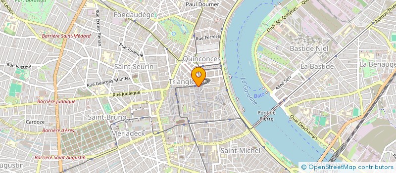 localisation de l'entreprise WORK INN GALLIENI  BORDEAUX