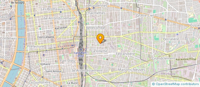 localisation de l'entreprise WORK INVEST  LYON