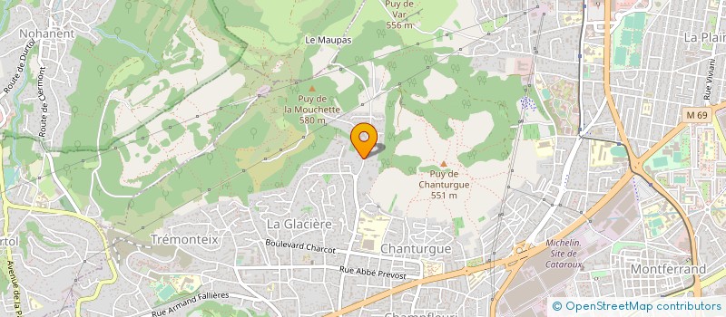 localisation de l'entreprise WORK'N FIT  CLERMONT-FERRAND