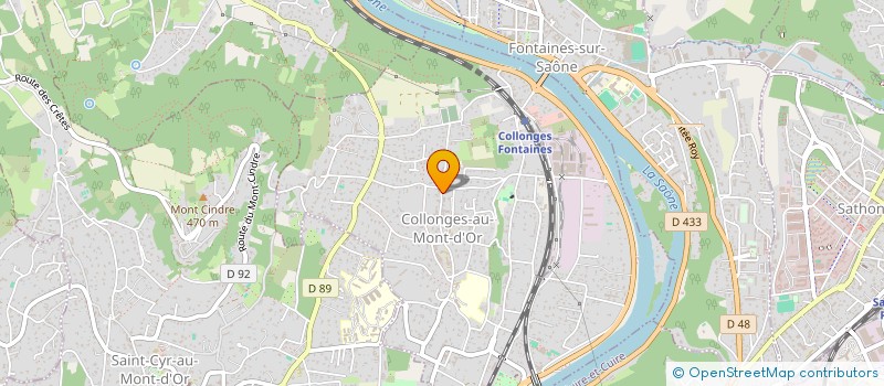 localisation de l'entreprise WORK RENOVATION  COLLONGES-AU-MONT-D'OR