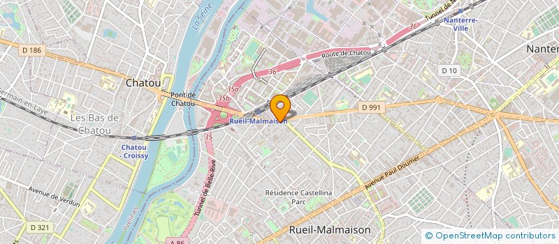 localisation de l'entreprise WORK & SHARE RUEIL COLMAR à RUEIL-MALMAISON