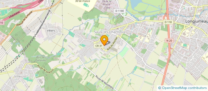 localisation de l'entreprise WORK4TOWN à SAULX-LES-CHARTREUX