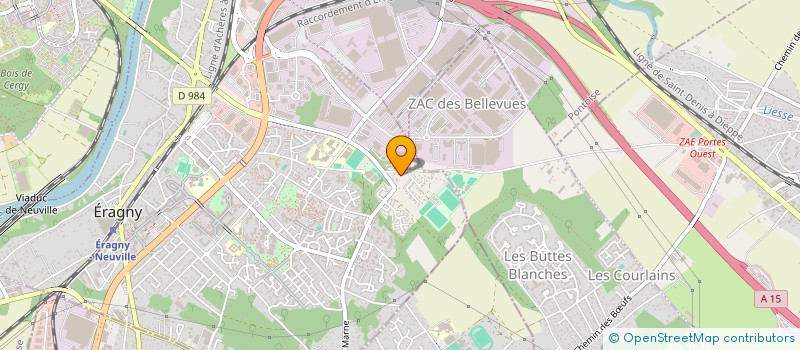 localisation de l'entreprise WORKAIRS  ERAGNY