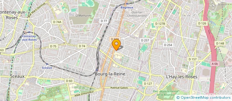 localisation de l'entreprise WORKANDPROGRESS à BOURG-LA-REINE