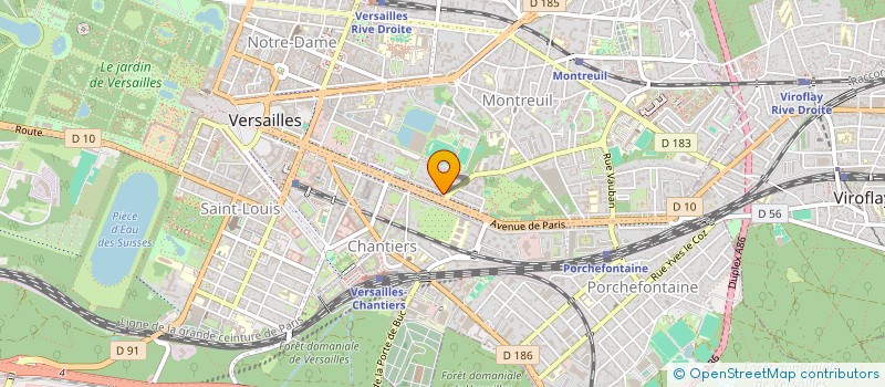 localisation de l'entreprise WORKANGELS à VERSAILLES