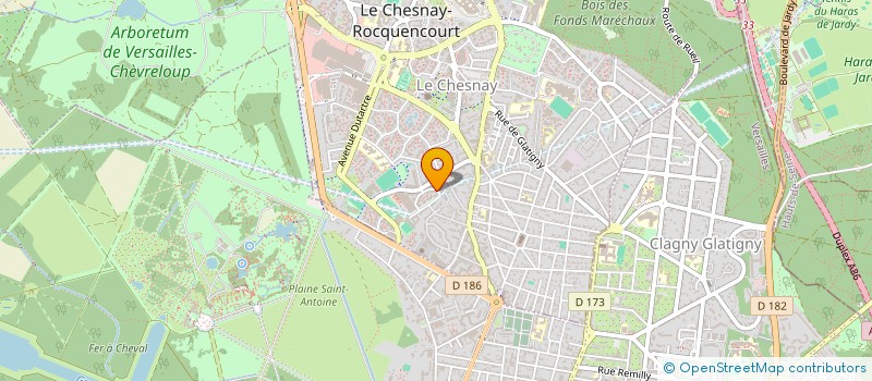 localisation de l'entreprise WORKCHENE  LE CHESNAY-ROCQUENCOURT