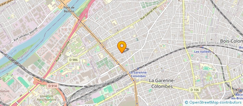 localisation de l'entreprise WORKERS à COURBEVOIE