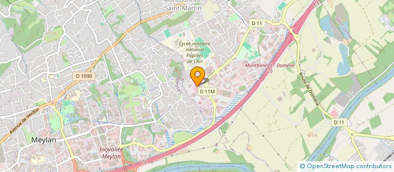 localisation de l'entreprise WORKFRIENDLY à MONTBONNOT-SAINT-MARTIN