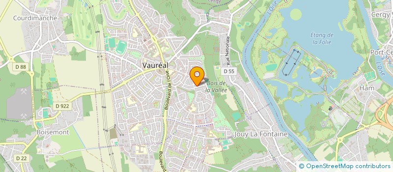 localisation de l'entreprise WORKIIT SOLUTION à VAUREAL