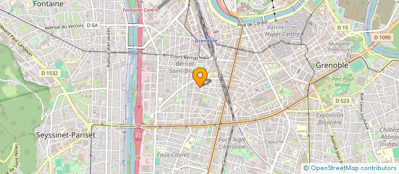 localisation de l'entreprise WORKING CAPITAL à GRENOBLE