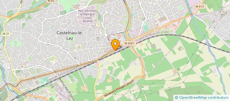 localisation de l'entreprise WORKING DIFFUSION à CASTELNAU-LE-LEZ