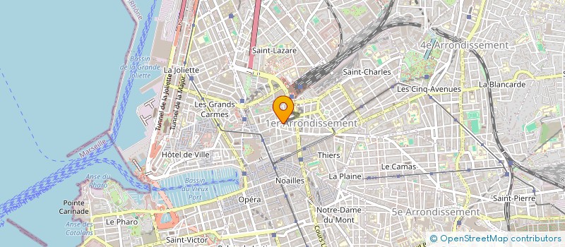 localisation de l'entreprise WORKING FIRST  MARSEILLE